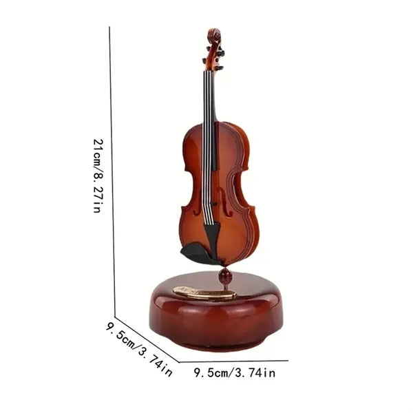 Creative artware gift home decor saxophone violin music box