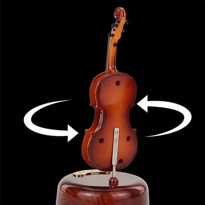 Creative artware gift home decor saxophone violin music box