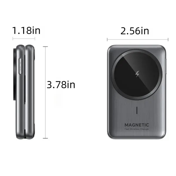 Portable Metallic Foldable 3 in 1 Wireless Charging Station