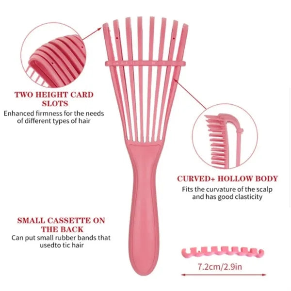 Women Knots Wet Detangling Hair Brush Scalp Massage Comb