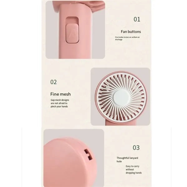 Battery Version Handheld Mini Portable Small Electric Fan