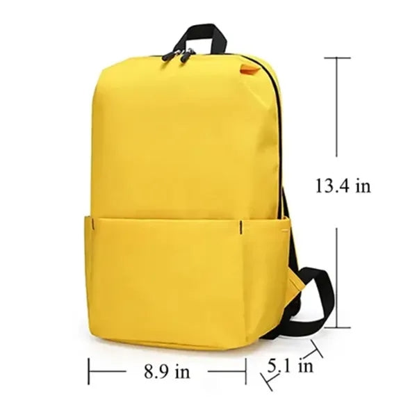 Outdoor Waterproof Oxford Cloth Yellow Backpack
