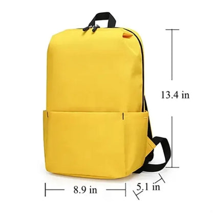 Outdoor Waterproof Oxford Cloth Yellow Backpack