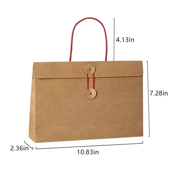 New shopping retail party gift kraft paper bag with handle