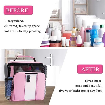 College dorm essential hanging travel shower bag caddy