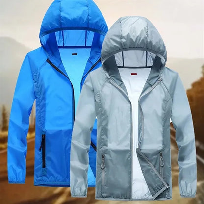 Lightweight hiking outdoor sun protection hoodie jacket