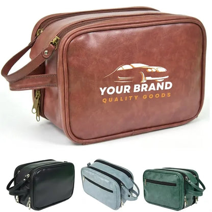 PU Leather Multifunctional Travel Toiletries Storage Bag