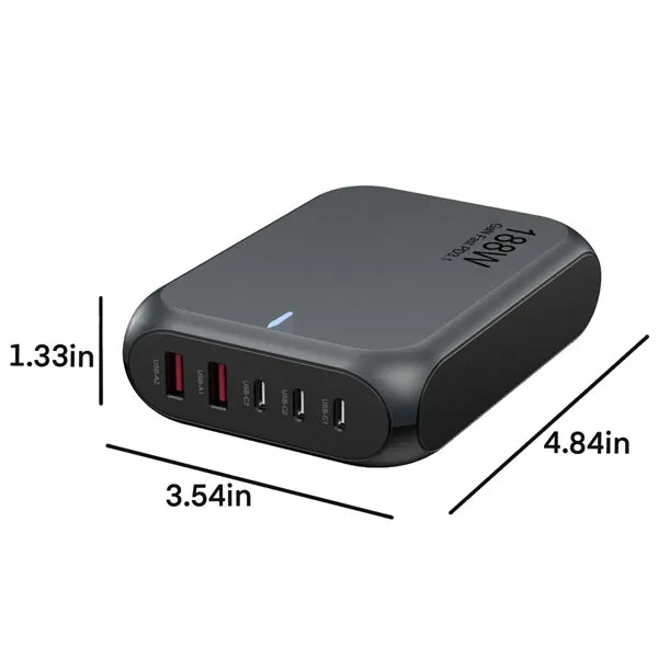 188W GaN Desktop 3C2A Multiport Fast Charger