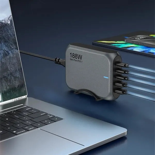 188W GaN Desktop 3C2A Multiport Fast Charger