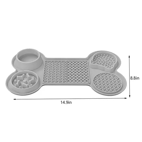 Portable Silicone Pet Feeder Bowl