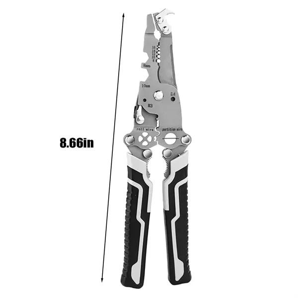 Foldable wire stripper manual tool for electricians home