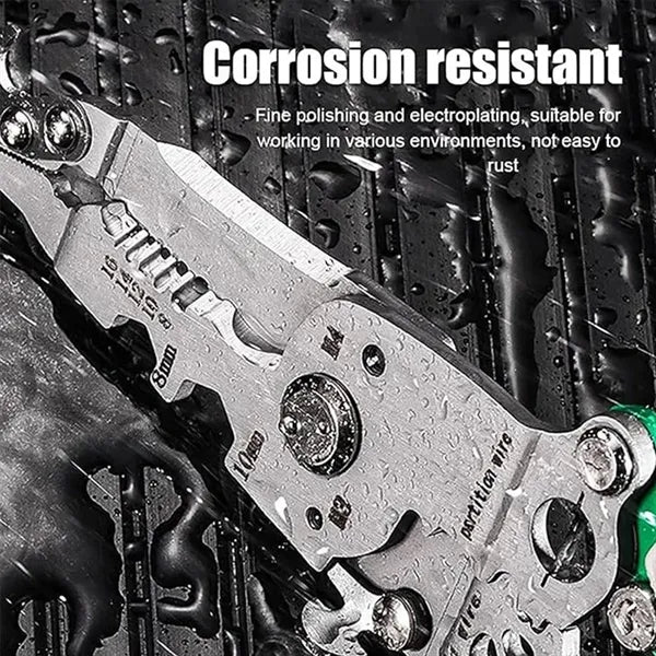 Foldable wire stripper manual tool for electricians home