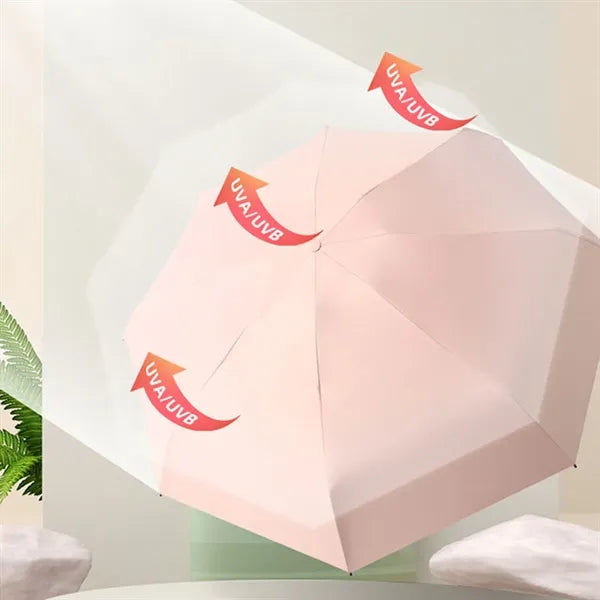 Compact lightweight travel sun rain umbrella for pocket