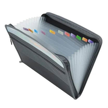13 Pocket A4 Zippered Accordion File Organizer