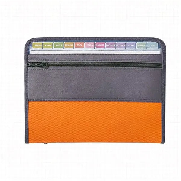 13 Pocket A4 Zippered Accordion File Organizer
