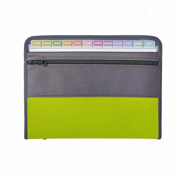 13 Pocket A4 Zippered Accordion File Organizer