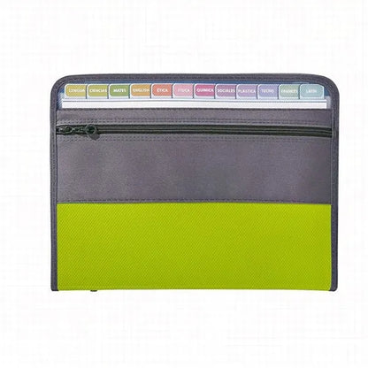 13 Pocket A4 Zippered Accordion File Organizer
