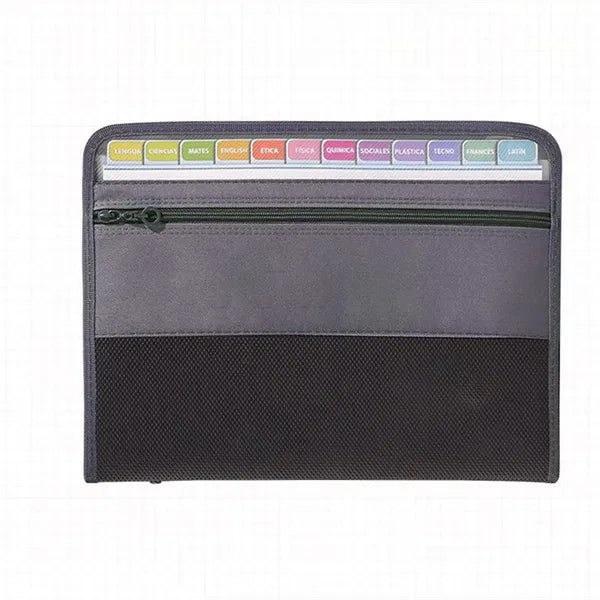 13 Pocket A4 Zippered Accordion File Organizer
