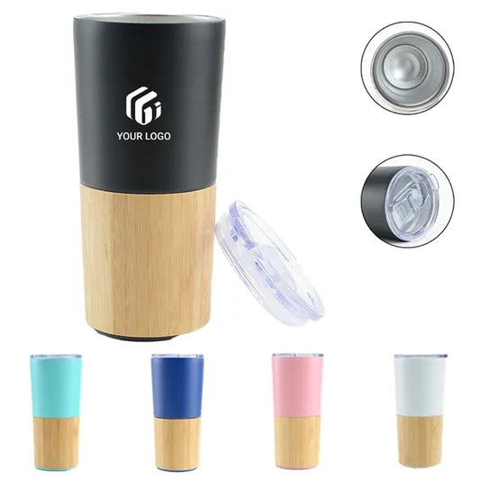 Durable Environmentally Friendly Bamboo Splicing Thermos Cup