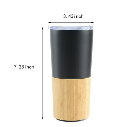 Durable Environmentally Friendly Bamboo Splicing Thermos Cup