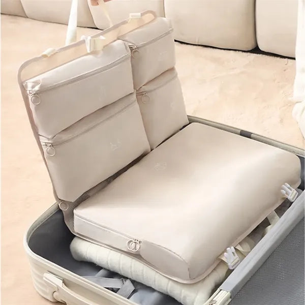 Portable travel luggage organizer bags packing cubes