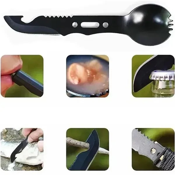 Multi-Functional Camping Spoon Fork