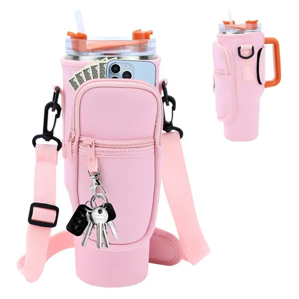 Neoprene 40oz Insulated Cup Sleeve with Handle