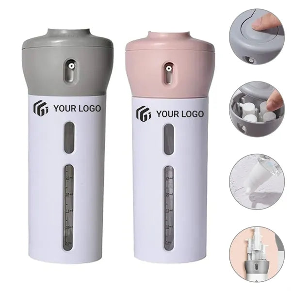 4 in 1 shampoo trips dispenser refillable travel bottles