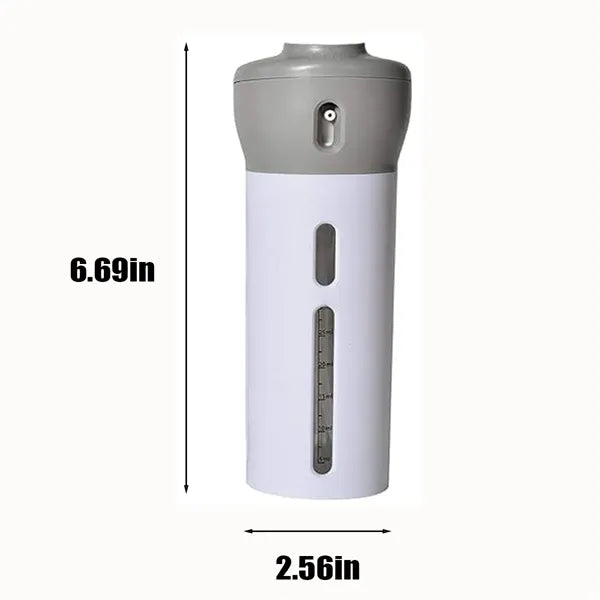 4 in 1 shampoo trips dispenser refillable travel bottles
