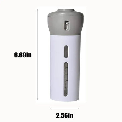 4 in 1 shampoo trips dispenser refillable travel bottles