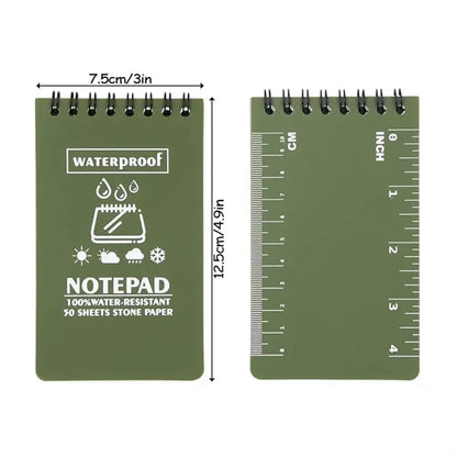 Waterproof Pocket Notepad with Stone Paper