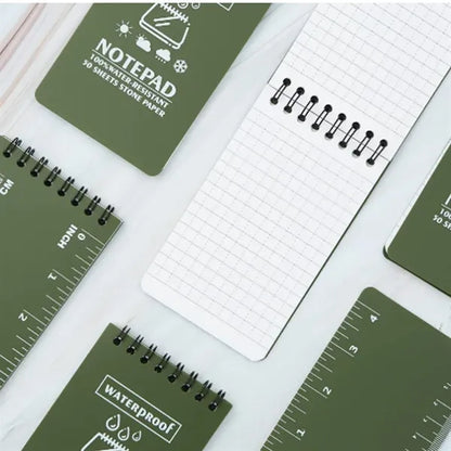 Waterproof Pocket Notepad with Stone Paper