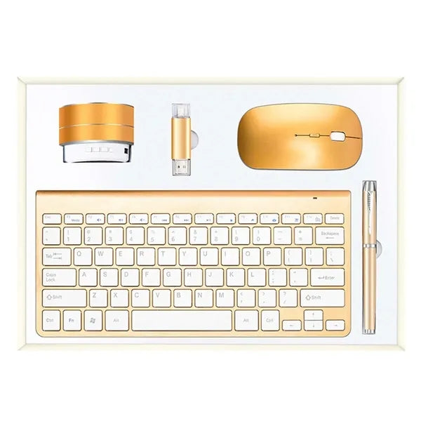 Desk mat wireless keyboard/mouse pen notebook business gift