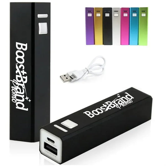 2,600 mAh Portable Mini Power Bank Gift Charger