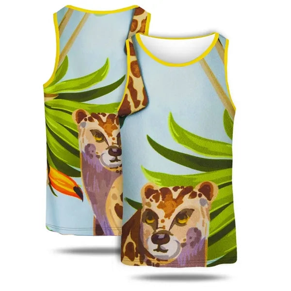 Unisex Performance Dye Sublimation Athletic Tank Top 160GSM