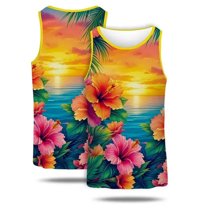 Unisex Performance Dye Sublimation Athletic Tank Top 160GSM