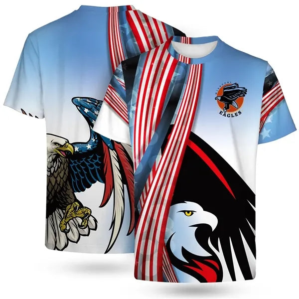 Unisex Full Color Sublimation Short Sleeve T-Shirt (180g/M2)