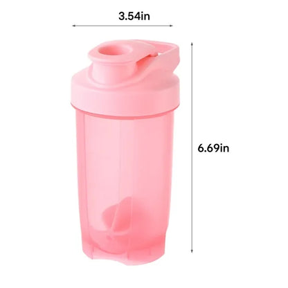 14oz Outdoor Sports And Fitness Plastic Shaker Bottle Cups