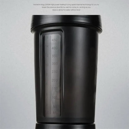 22 Oz Protein Shaker Bottle With Storage Compartment