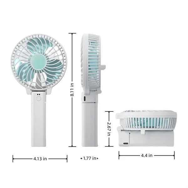 Hand Held Portable Mini Fan For School Travel Home Office