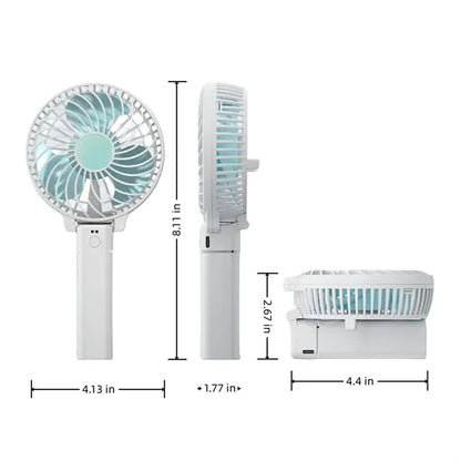 Hand Held Portable Mini Fan For School Travel Home Office