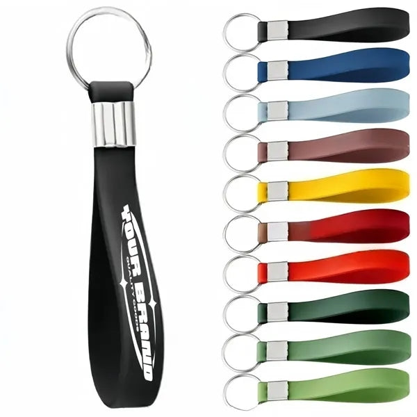 Personalized Silicone Keychain Accessories And Pendants