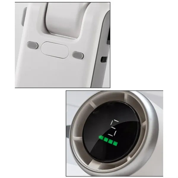 3 in 1 portable digital travel working handheld turbo fan