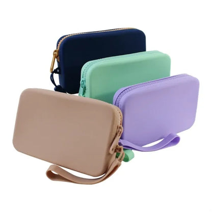 Mini Portable Silicone Storage Pouch Coin Purse For Travel