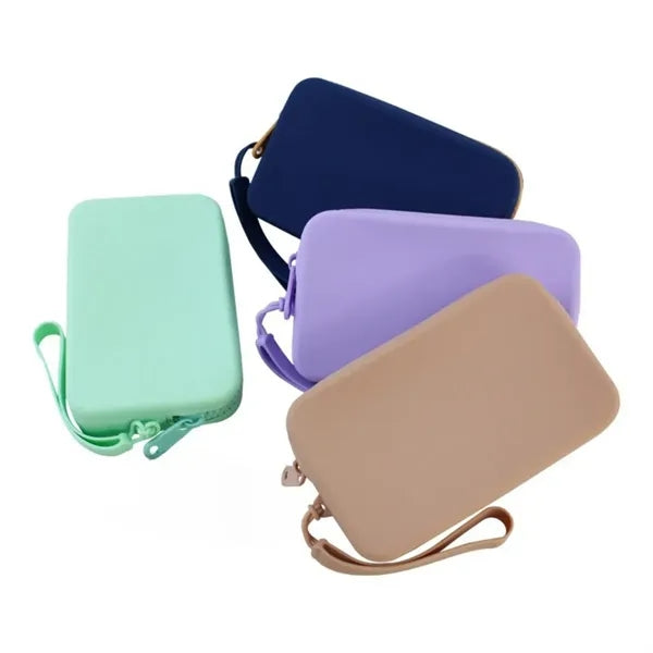 Mini Portable Silicone Storage Pouch Coin Purse For Travel