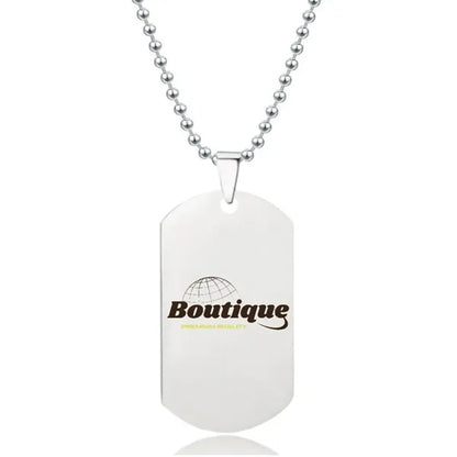 Custom Stainless Steel Fashion Pendant Necklace
