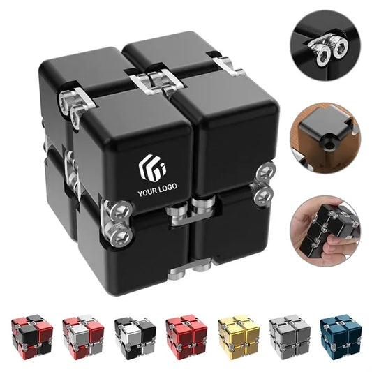relieve stress anxiety infinity cube handheld fidget toy