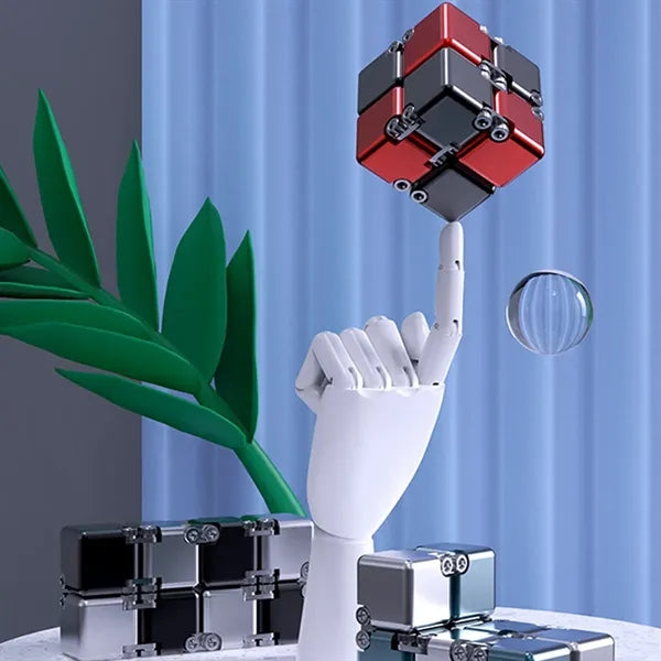 relieve stress anxiety infinity cube handheld fidget toy