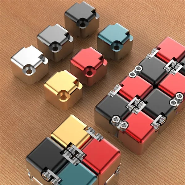 relieve stress anxiety infinity cube handheld fidget toy