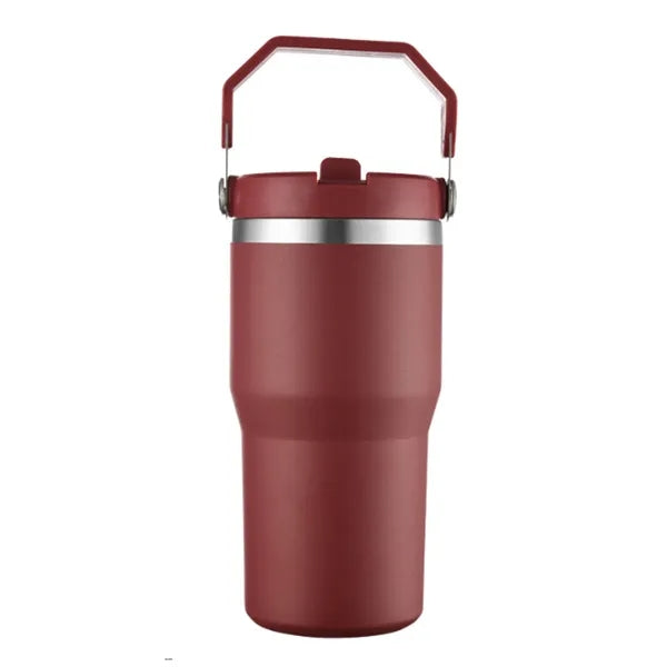 20oz Tumbler with Handle and Straw Lid